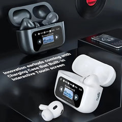 Latest A9 Pro Touch Screen Airpods Mate Black Edition Price in Pakistan