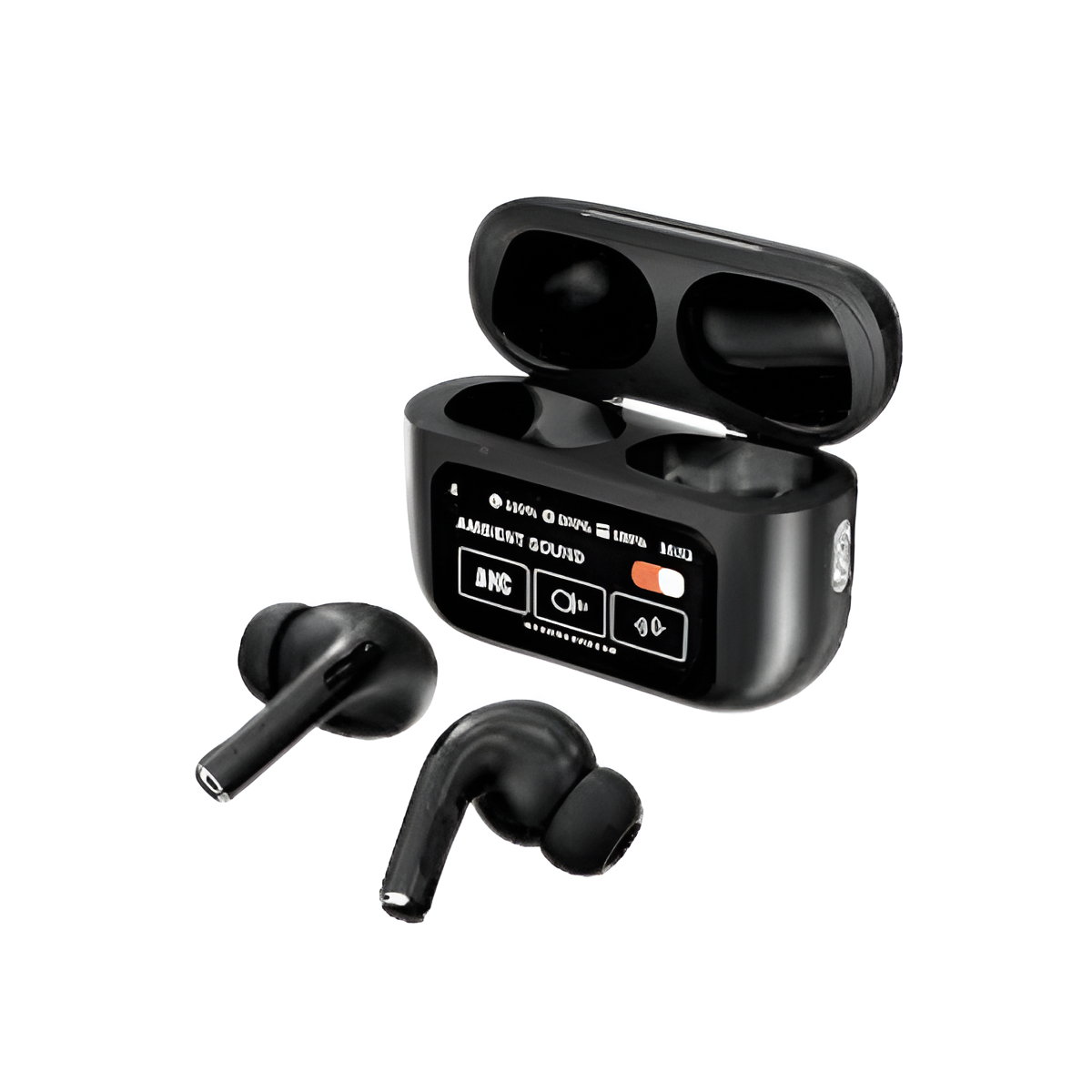 Latest A9 Pro Touch Screen Airpods Mate Black Edition Price in Pakistan