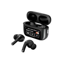 Latest A9 Pro Touch Screen Airpods Mate Black Edition Price in Pakistan
