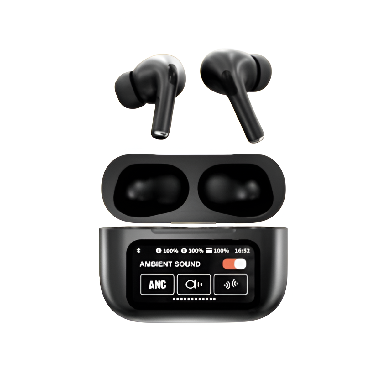 Latest A9 Pro Touch Screen Airpods Mate Black Edition Price in Pakistan
