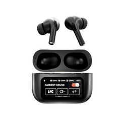 Latest A9 Pro Touch Screen Airpods Mate Black Edition Price in Pakistan