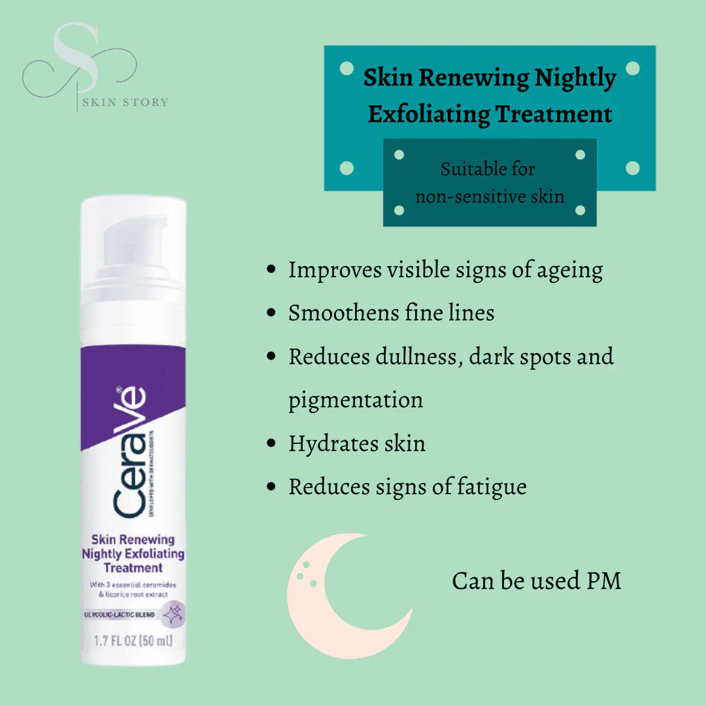 CeraVe Skin Renewing Nightly Exfoliating Treatment 50ml