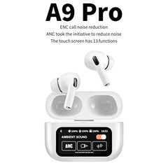Latest Airpods pro with Touch Screen A9 Pro High Quality Sound & ENC Noise Reduction